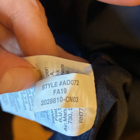 J Crew Midi Bottom Down Navy Blue Dress. Size 8 - Picture 16 of 16